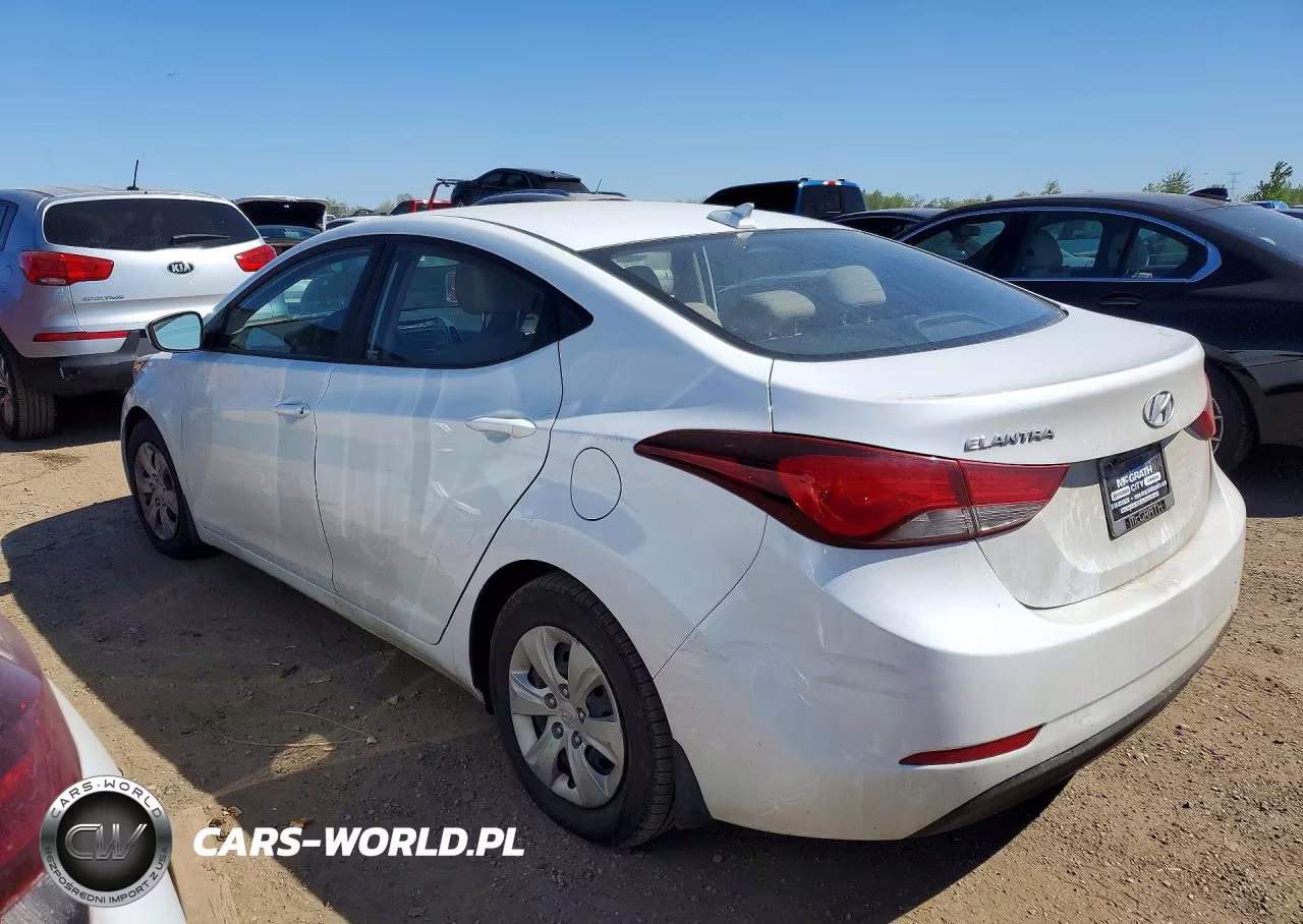 2016 Hyundai Elantra Se VIN:5NPDH4AE3GH789415 - 2