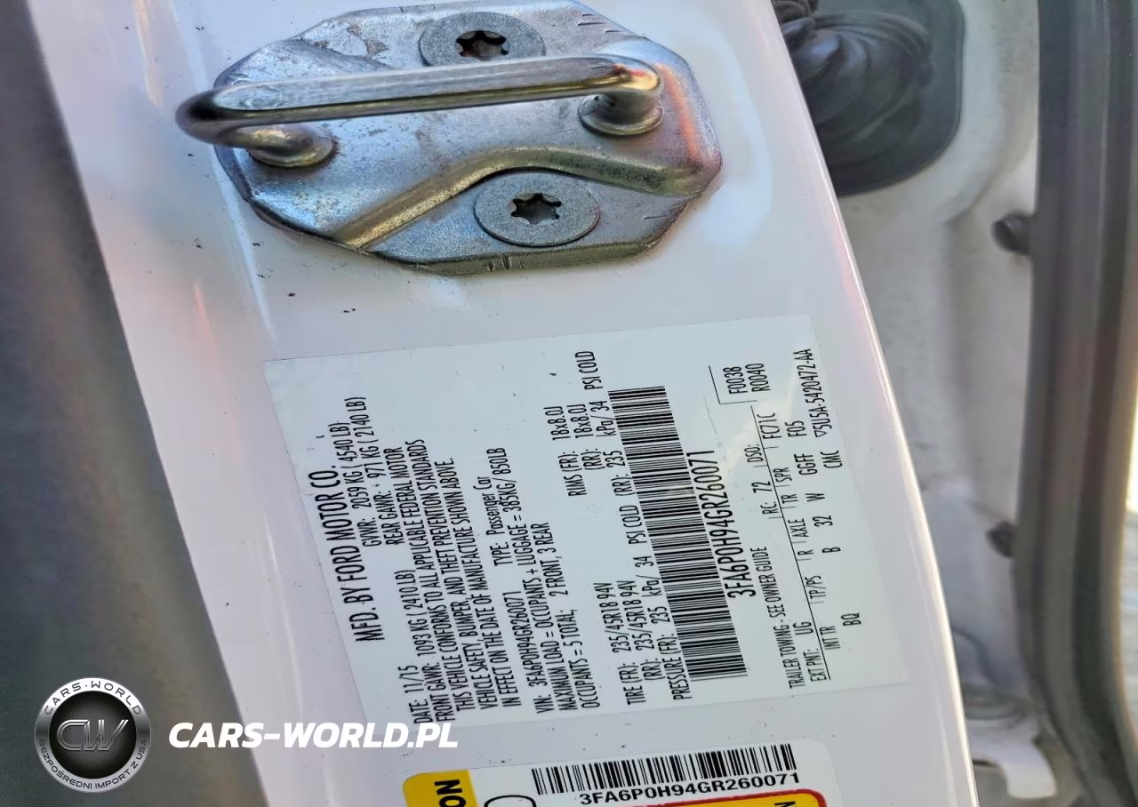 2016 Ford Fusion Se VIN:3FA6P0H94GR260071 - 12