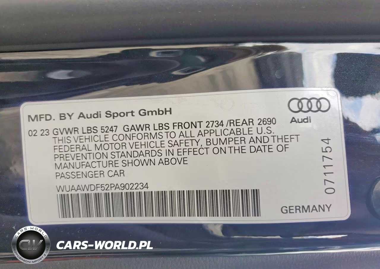 2023 Audi Rs5 VIN:WUAAWDF52PA902234 - 12