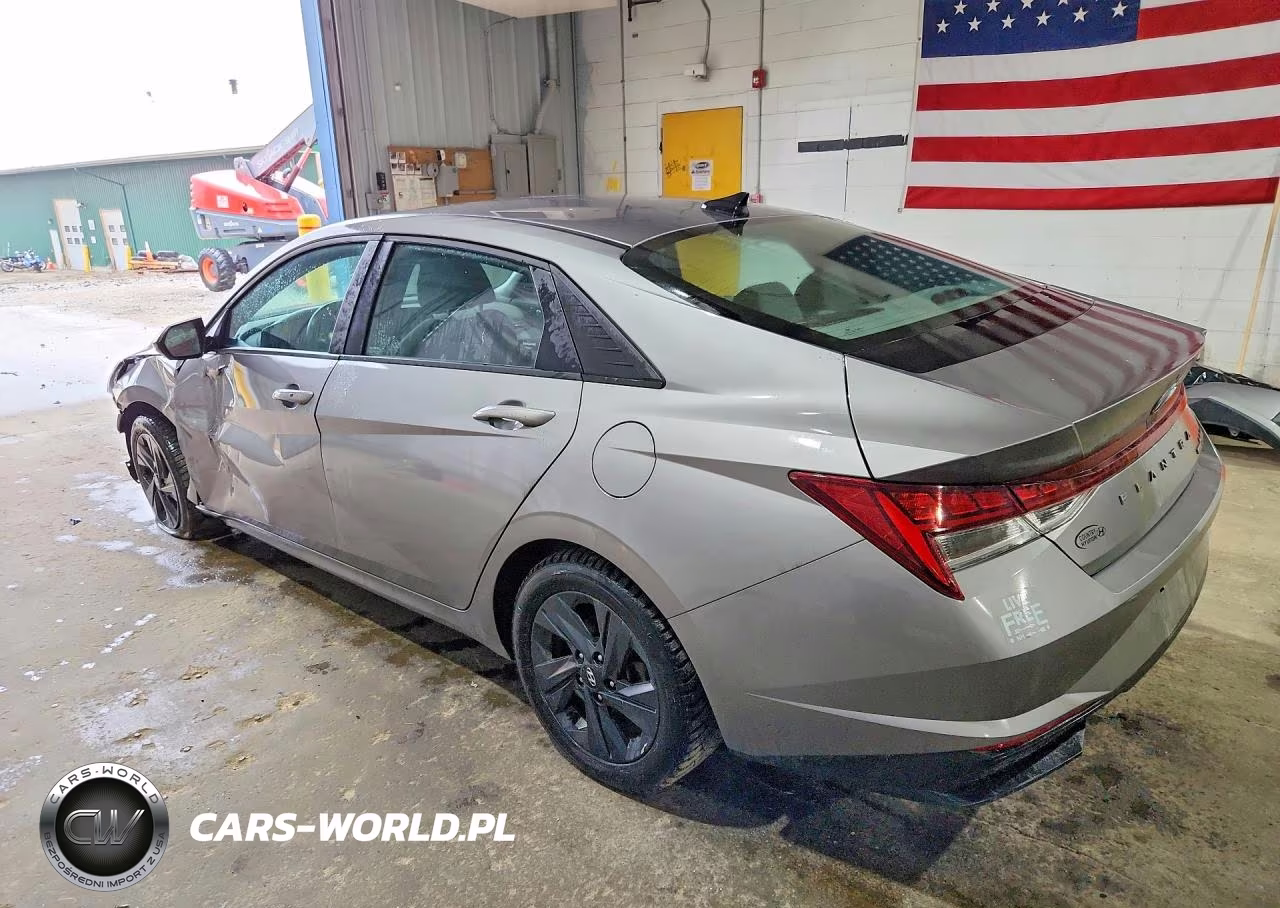2023 Hyundai Elantra Blue VIN:KMHLM4AJ6PU040033 - 2
