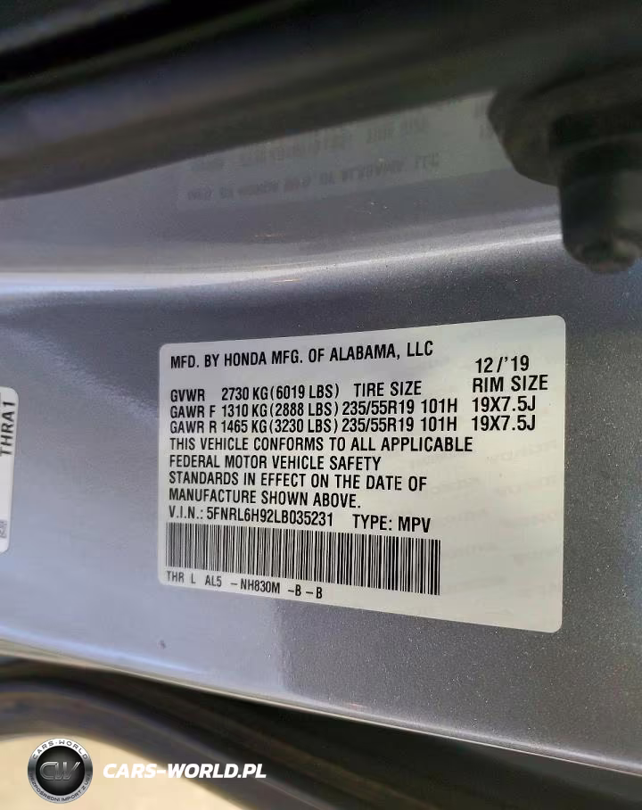 2020 Honda Odyssey Elite VIN:5FNRL6H92LB035231 - 14
