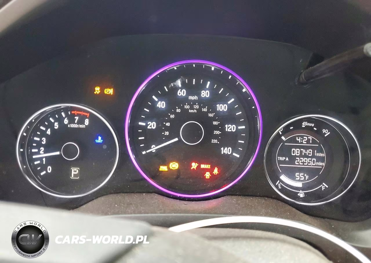 2016 Honda Hr-V Lx VIN:3CZRU5H30GM701677 - 9