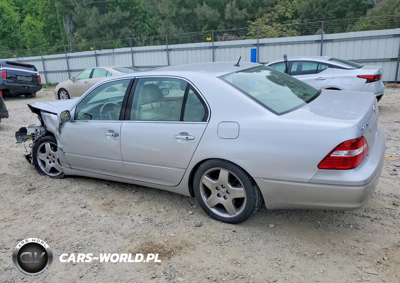 2005 Lexus Ls 430 VIN:JTHBN36F555007512 - 2