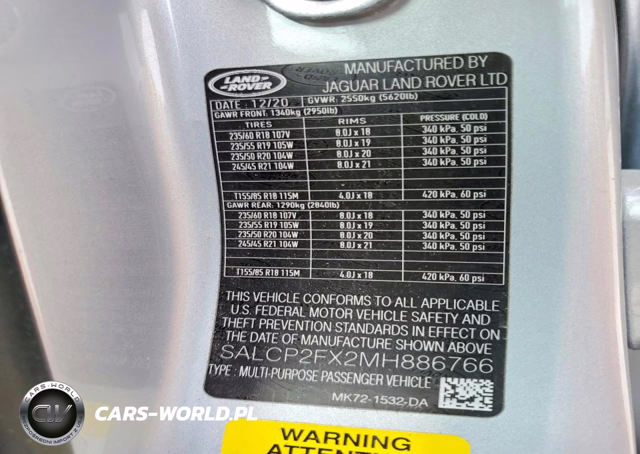 2021 Land Rover Discovery Sport Se VIN:SALCP2FX2MH886766 - 14