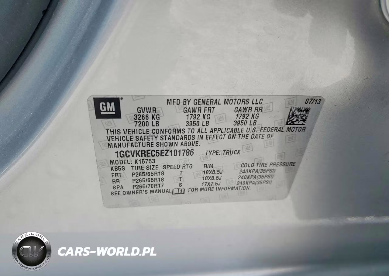 2014 Chevrolet Silverado K1500 Lt VIN:1GCVKREC5EZ101786 - 12