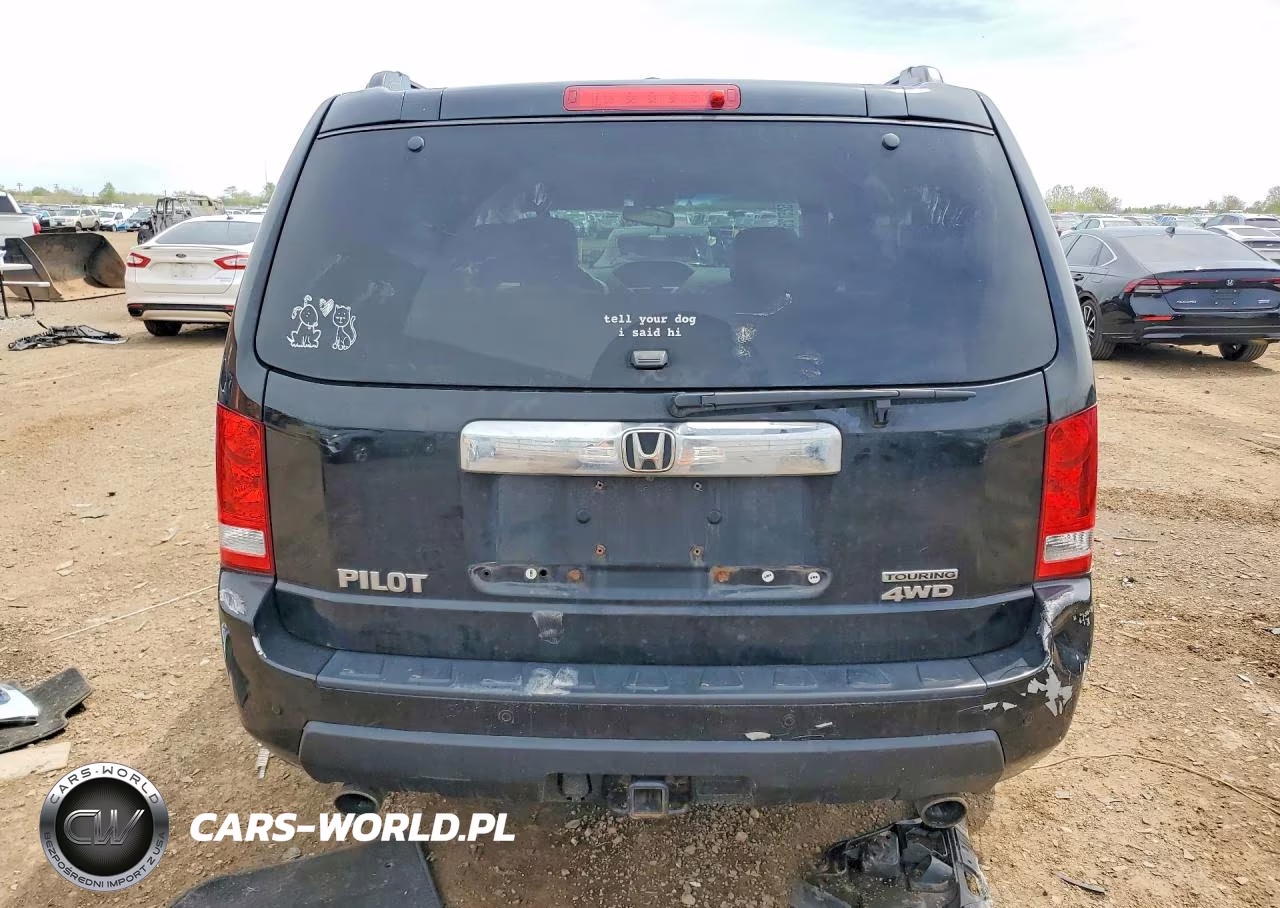 2010 Honda Pilot Touring VIN:5FNYF4H93AB039146 - 6