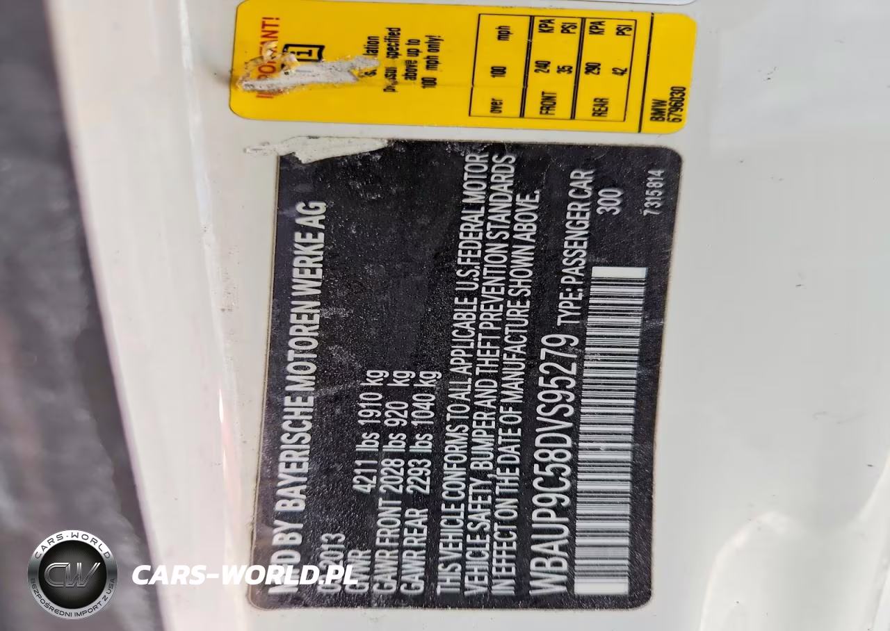 2013 BMW 128 I VIN:WBAUP9C58DVS95279 - 12