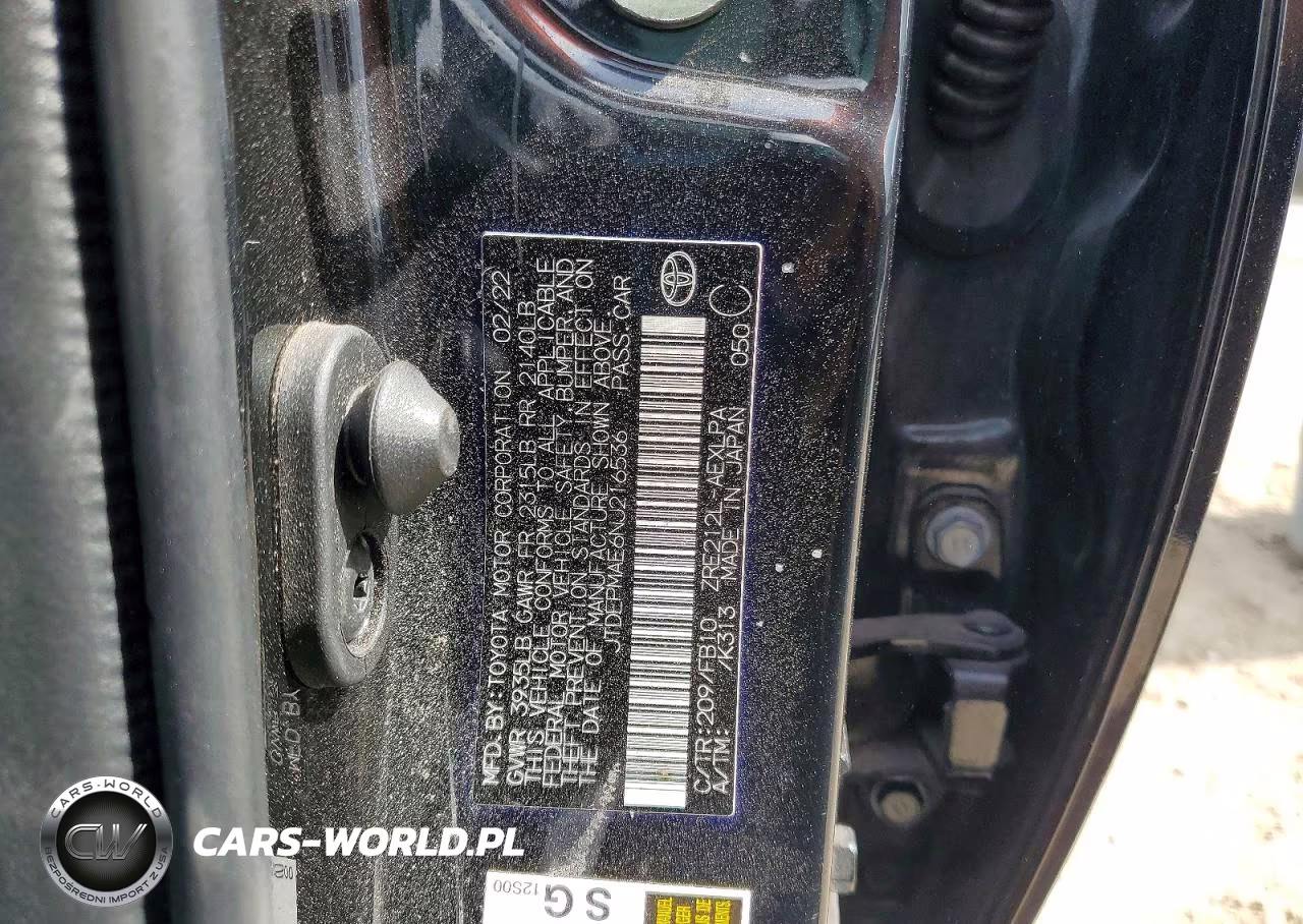 2022 Toyota Corolla Le VIN:JTDEPMAE6NJ216536 - 12