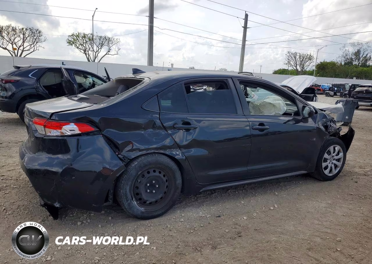 2022 Toyota Corolla Le VIN:JTDEPMAE6NJ216536 - 3