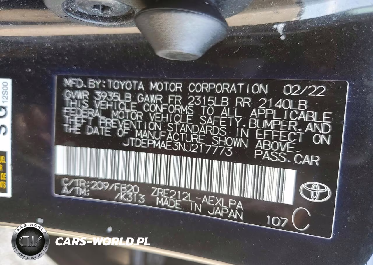 2022 Toyota Corolla Le VIN:JTDEPMAE3NJ217773 - 13