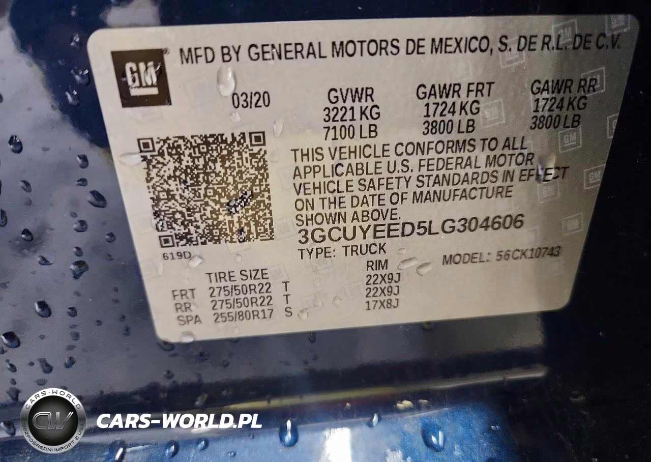 2020 Chevrolet Silverado K1500 Rst VIN:3GCUYEED5LG304606 - 12
