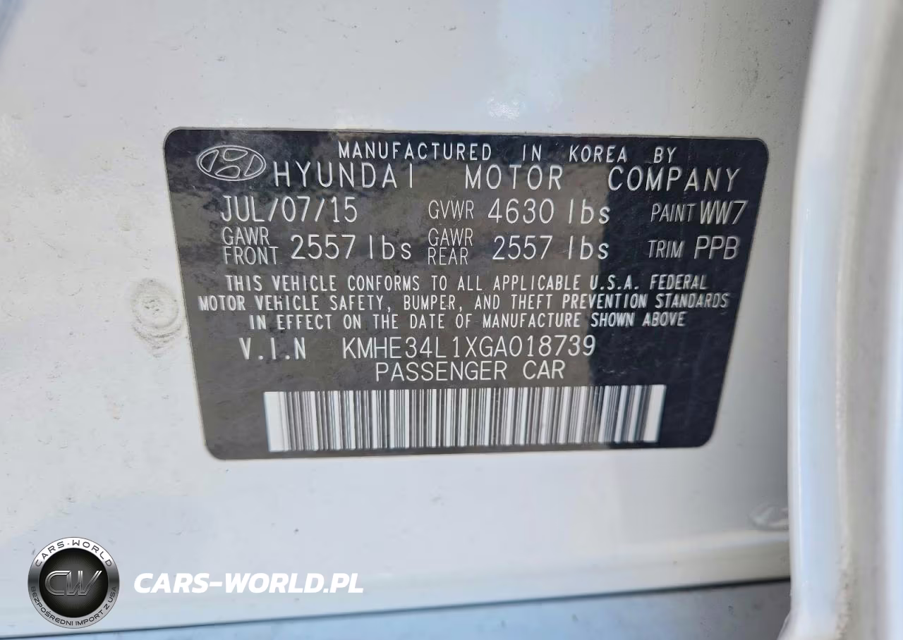 2016 Hyundai Sonata Hybrid Limited VIN:KMHE34L1XGA018739 - 12