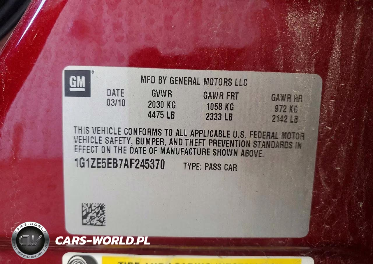 2010 Chevrolet Malibu Ltz VIN:1G1ZE5EB7AF245370 - 12