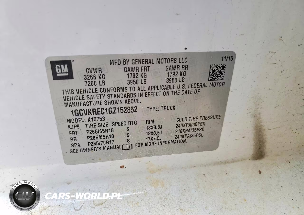 2016 Chevrolet Silverado K1500 Lt VIN:1GCVKREC1GZ152852 - 12