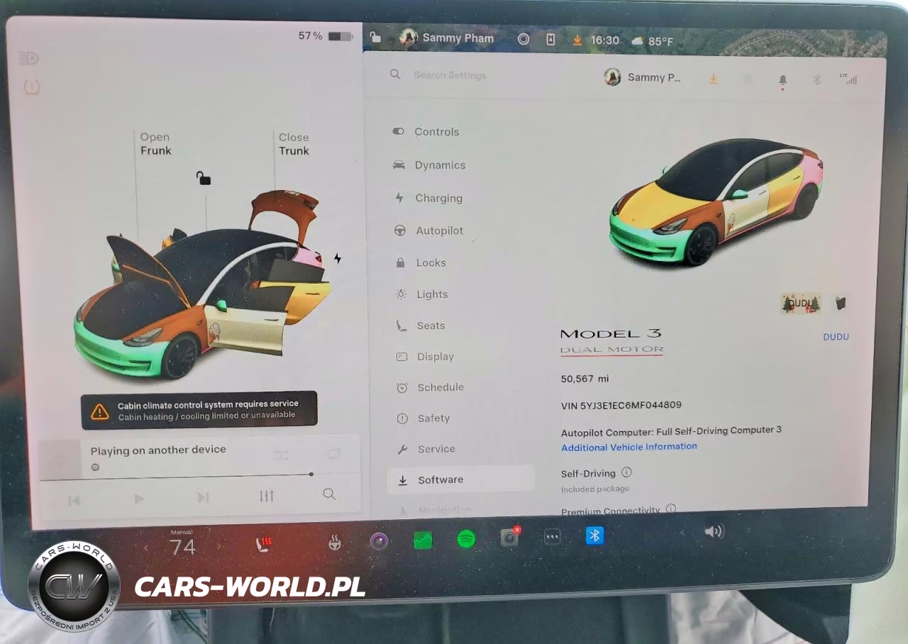 2021 Tesla Model 3 VIN:5YJ3E1EC6MF044809 - 9