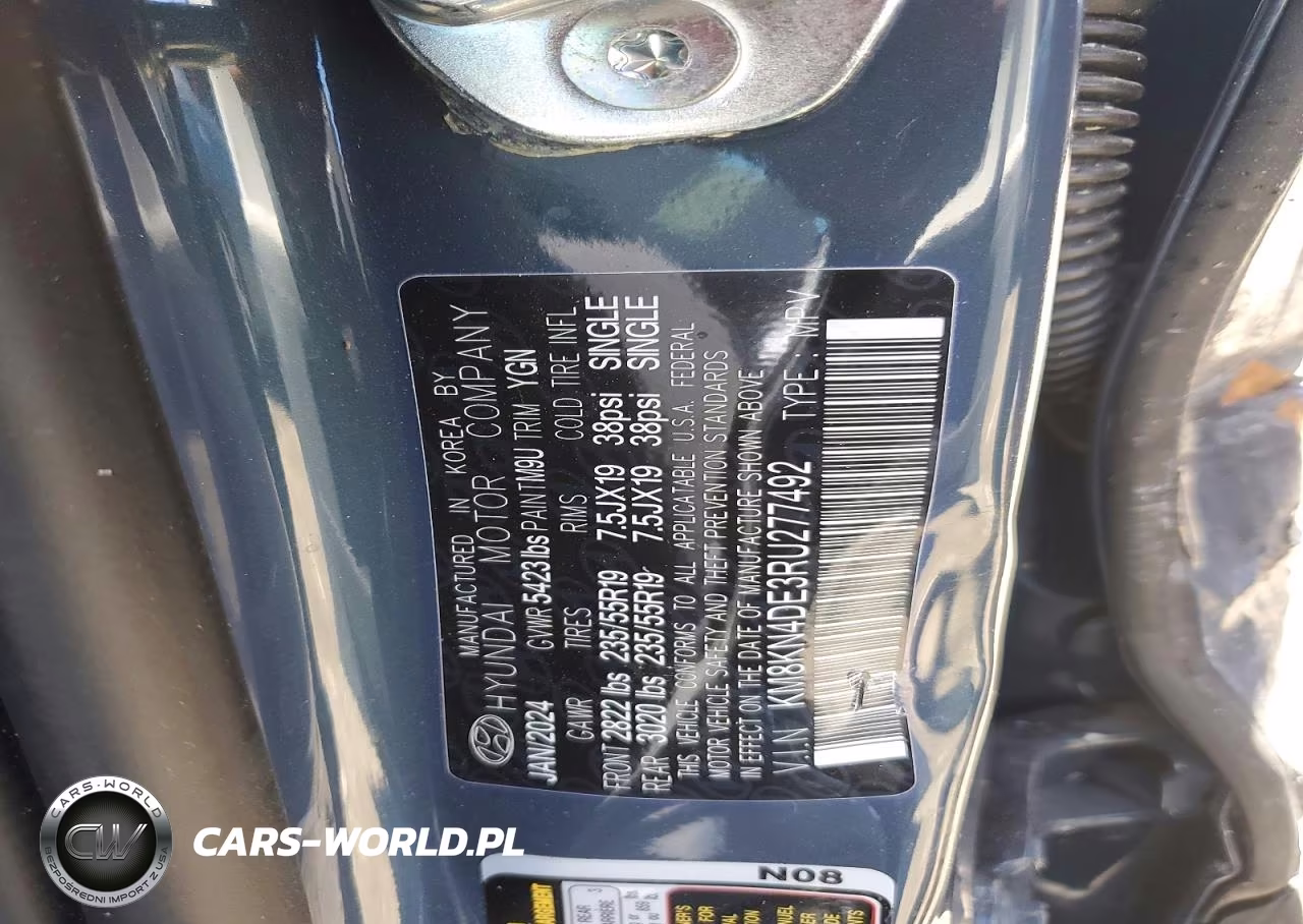 2024 Hyundai Ionic VIN:KM8KN4DE3RU277492 - 13