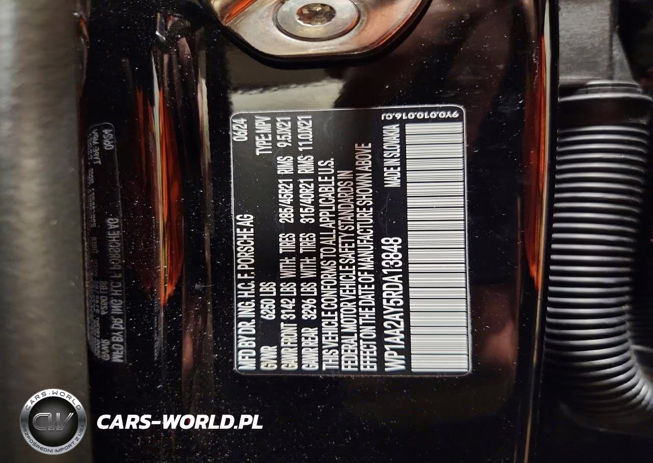 2024 Porsche Cayenne VIN:WP1AA2AY5RDA13848 - 13