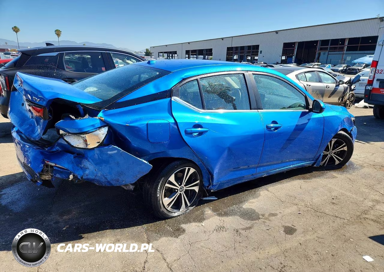 2021 Nissan Sentra Sv VIN:3N1AB8CV5MY317873 - 3