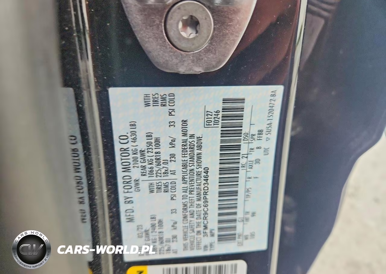 2023 Ford Bronco Sport Outer Banks VIN:3FMCR9C69PRD34640 - 13