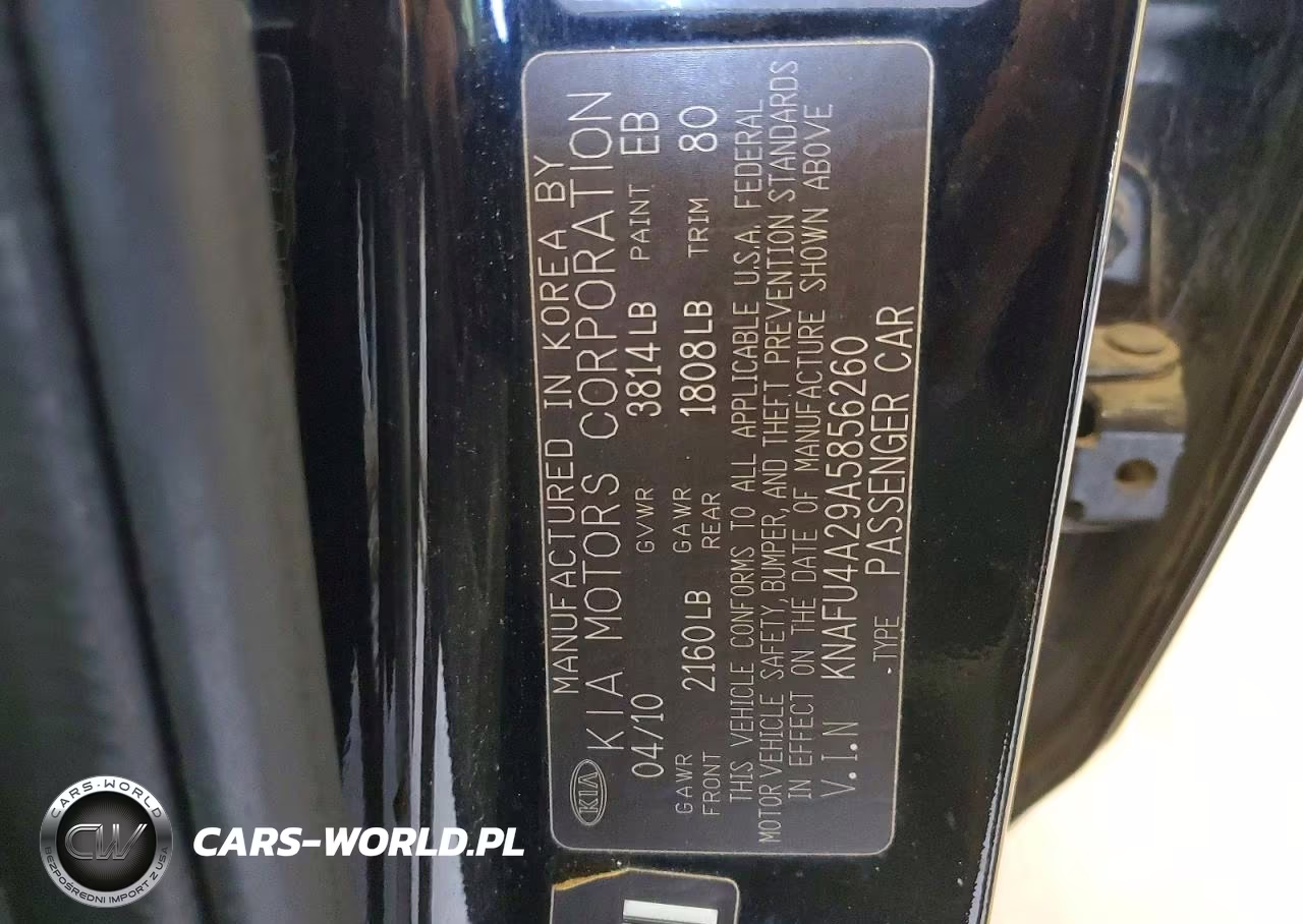 2010 Kia Forte Ex VIN:KNAFU4A29A5856260 - 12