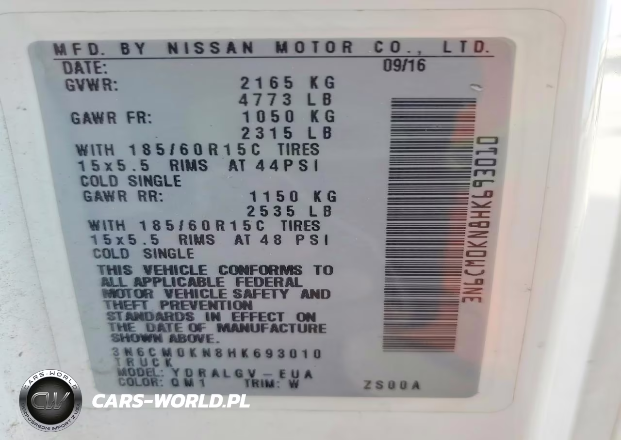 2017 Nissan Nv200 Sv VIN:3N6CM0KN8HK693010 - 14