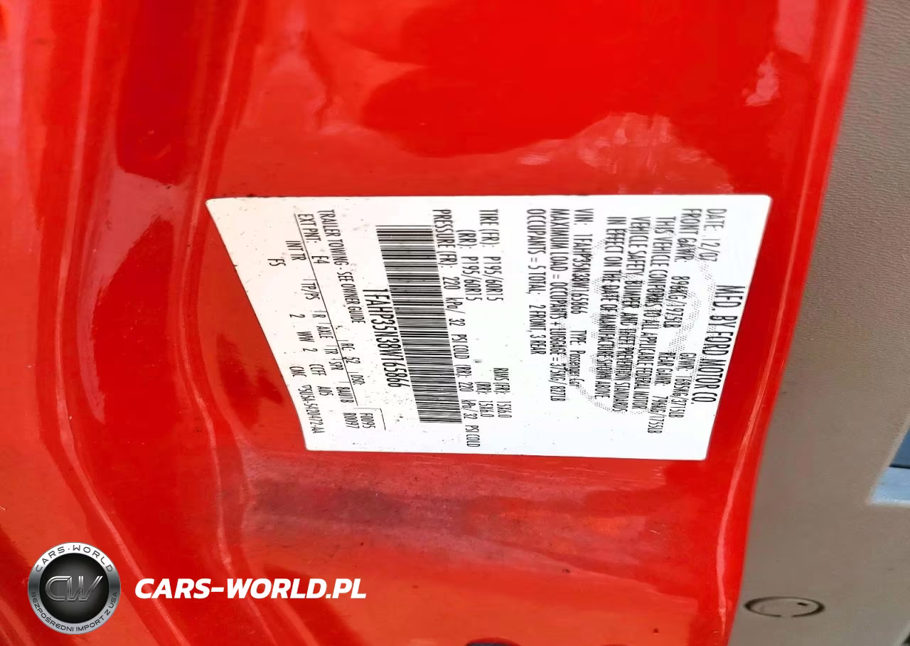2008 Ford Focus Se VIN:1FAHP35N38W165866 - 13