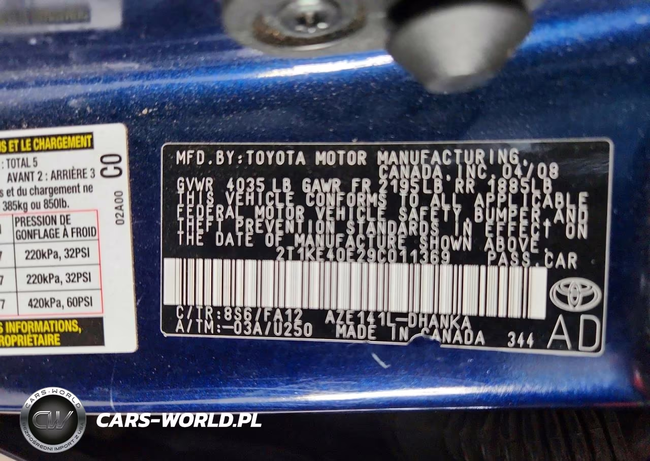 2009 Toyota Corolla Matrix S VIN:2T1KE40E29C011369 - 13