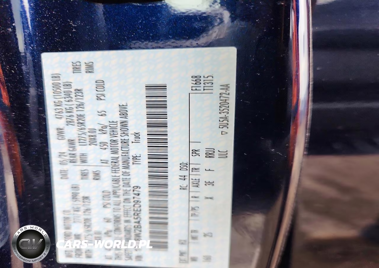 2024 Ford F250 Super Duty VIN:1FT8W2BA5RED97479 - 12