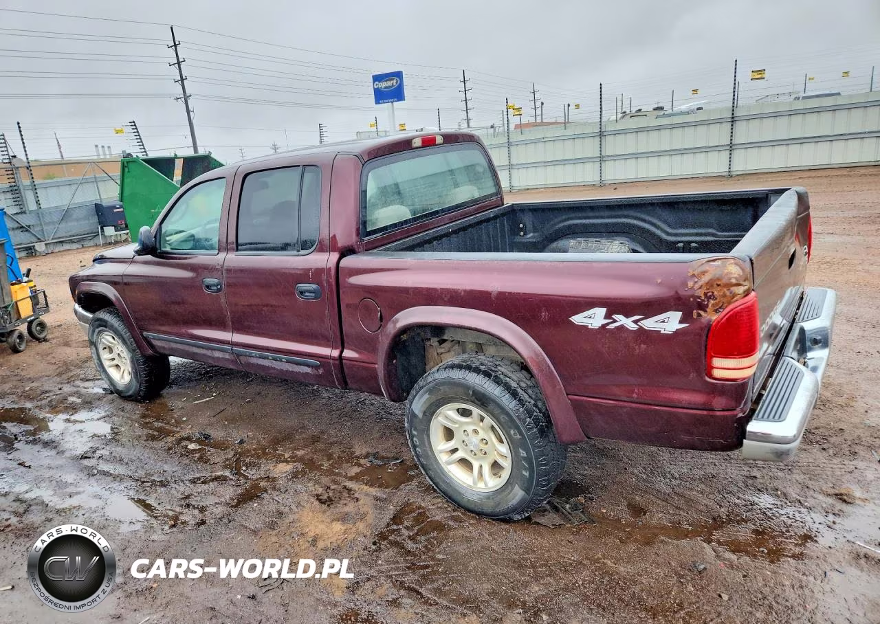 2004 Dodge Dakota Quad Slt VIN:1D7HG48NX4S556273 - 2