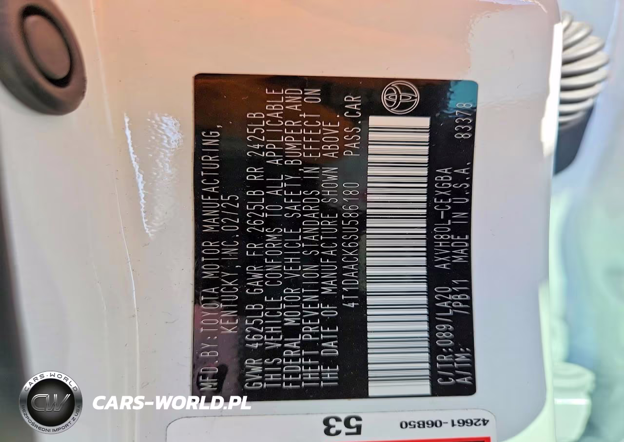 2025 Toyota Camry Xle VIN:4T1DAACK6SU586180 - 12