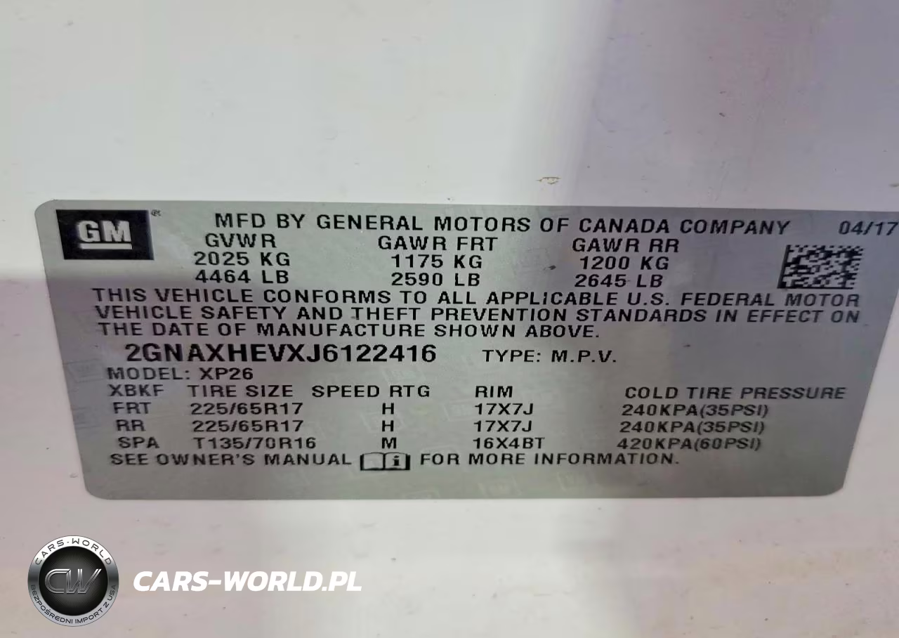 2018 Chevrolet Equinox Ls VIN:2GNAXHEVXJ6122416 - 13