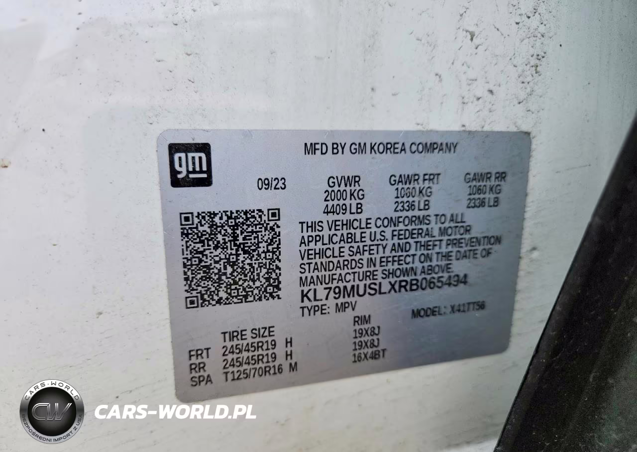 2024 Chevrolet Trailblazer Rs VIN:KL79MUSLXRB065494 - 13