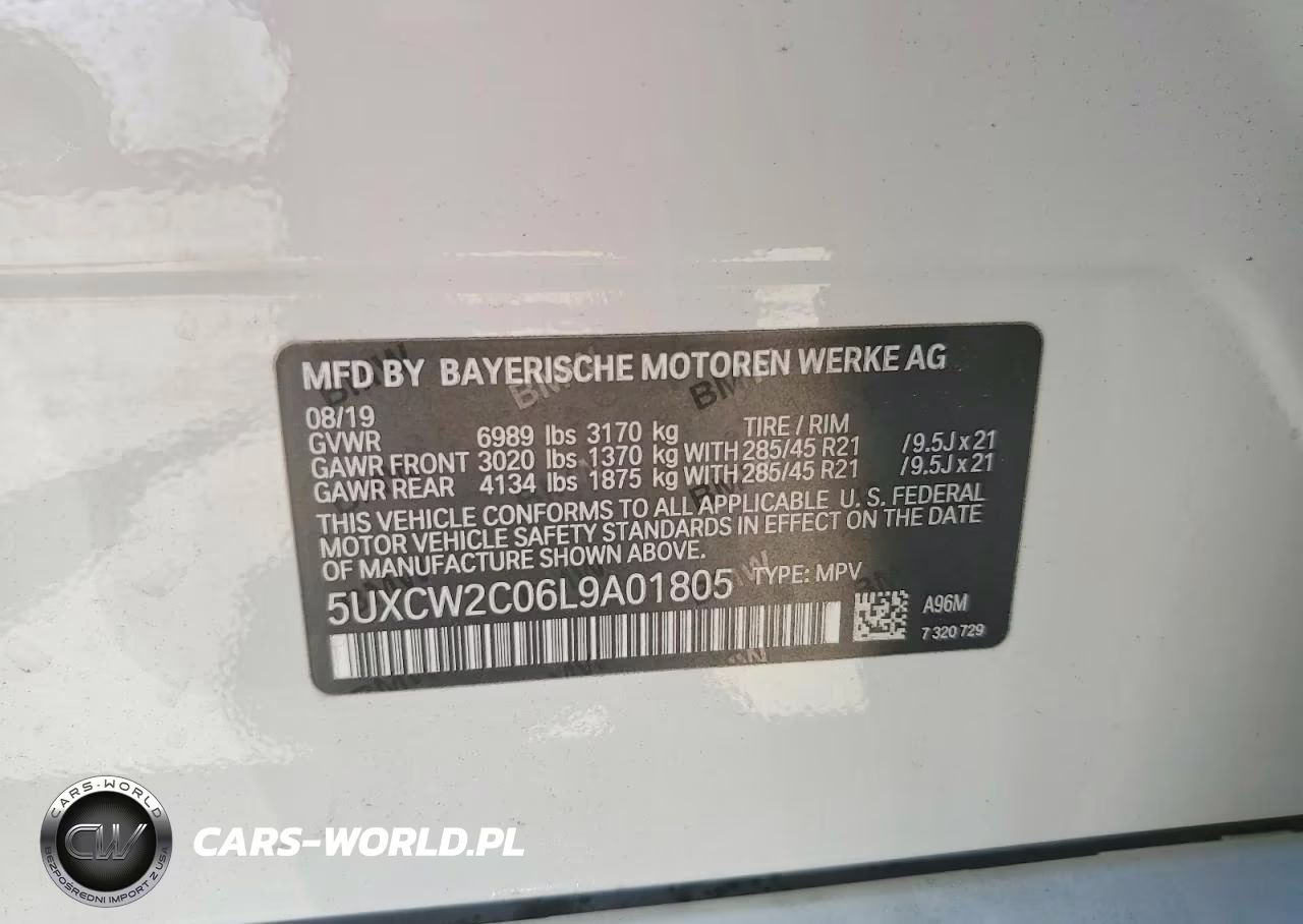 2020 BMW X7 xDrive40I VIN:5UXCW2C06L9A01805 - 14