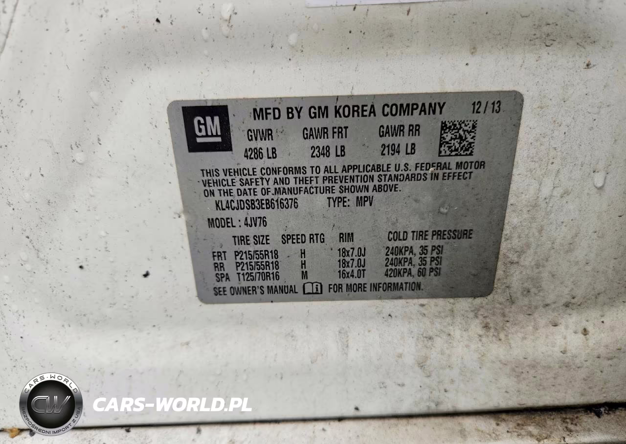 2014 Buick Encore Premium VIN:KL4CJDSB3EB616376 - 13