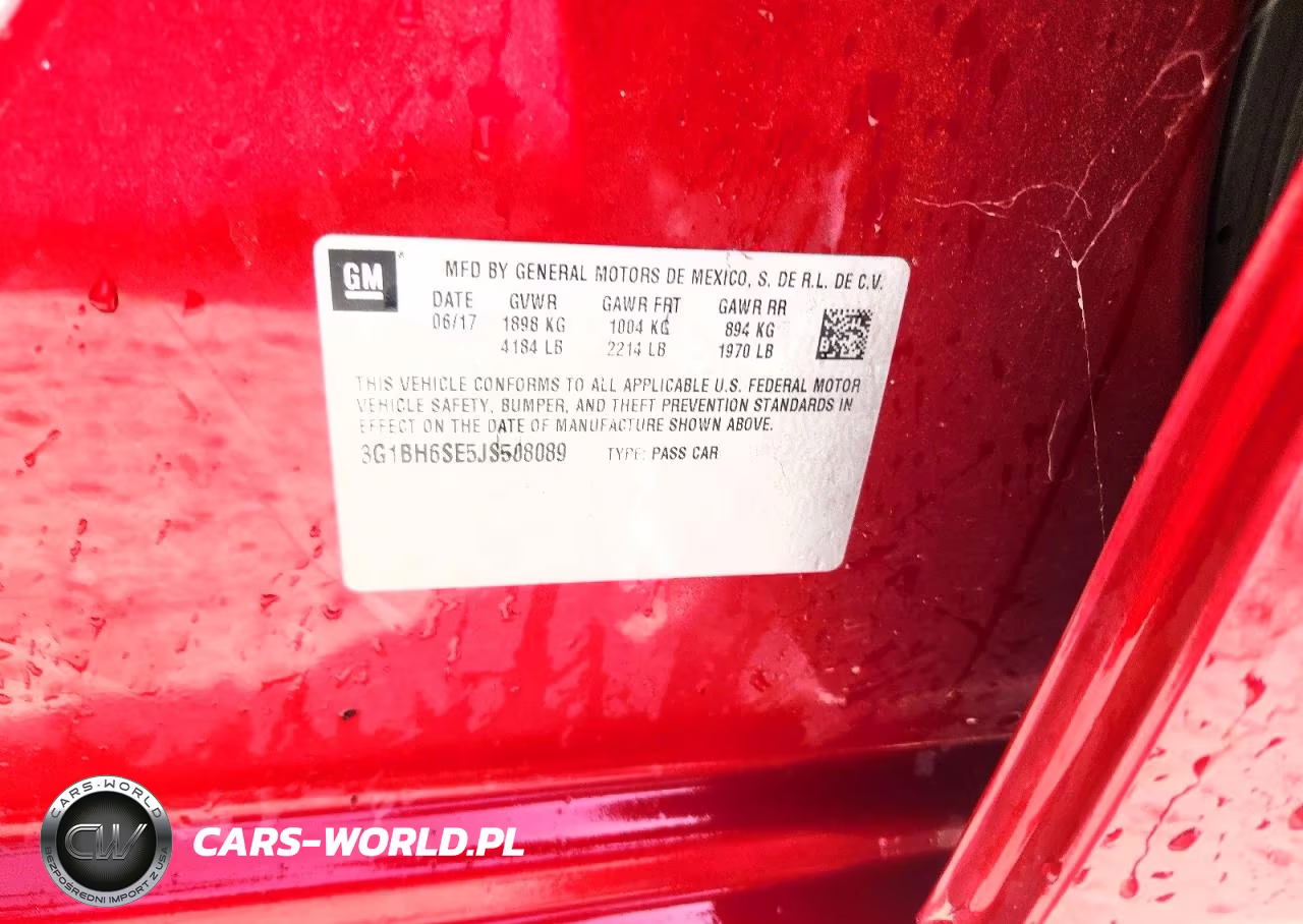 2018 Chevrolet Cruze Lt VIN:3G1BH6SE5JS508089 - 12