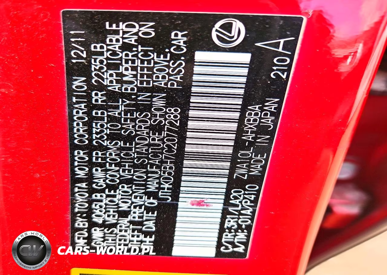 2012 Lexus Ct 200 VIN:JTHKD5BH7C2077288 - 13