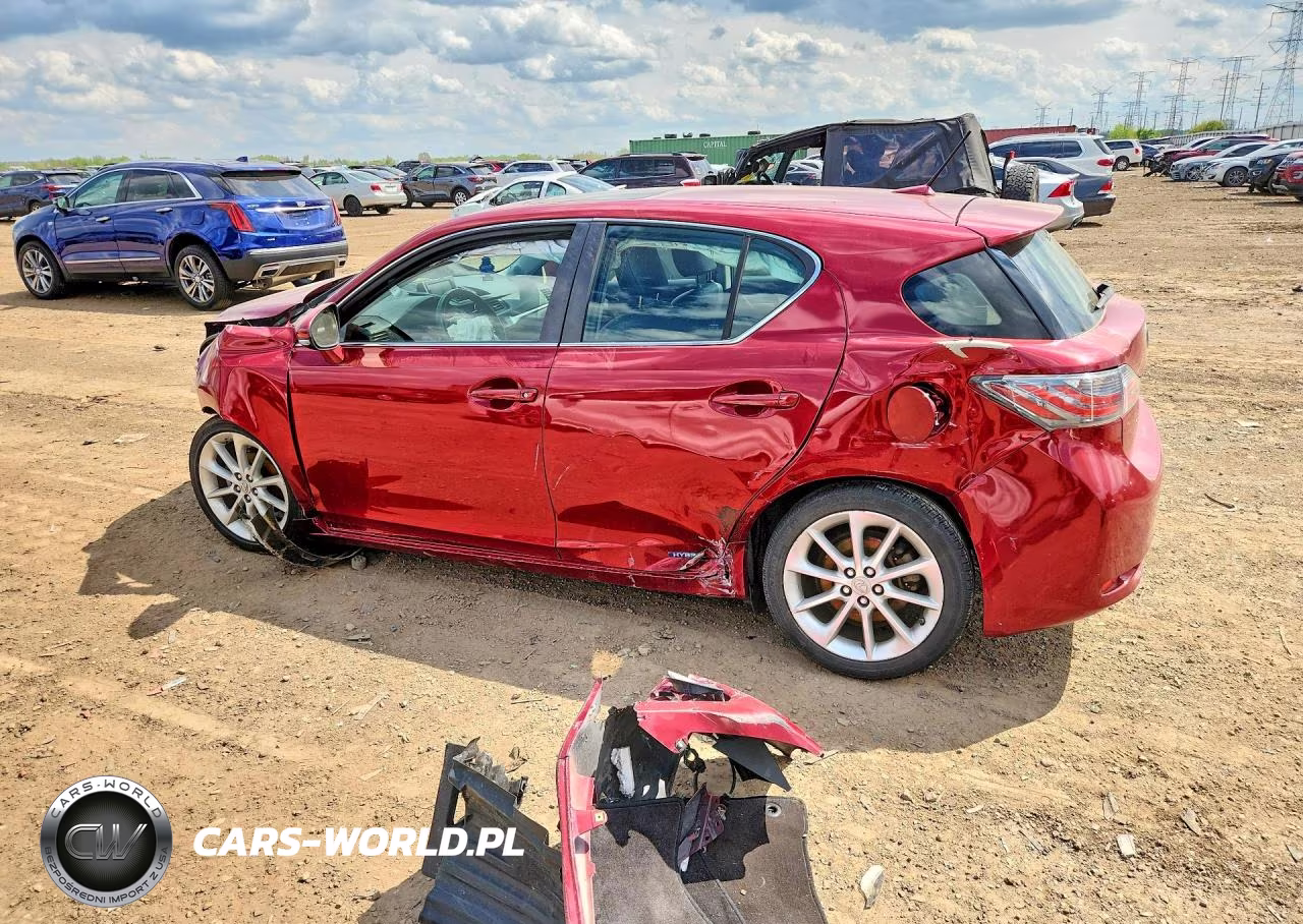 2012 Lexus Ct 200 VIN:JTHKD5BH7C2077288 - 2
