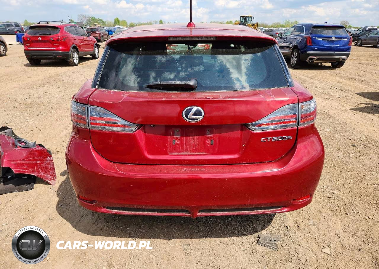 2012 Lexus Ct 200 VIN:JTHKD5BH7C2077288 - 6