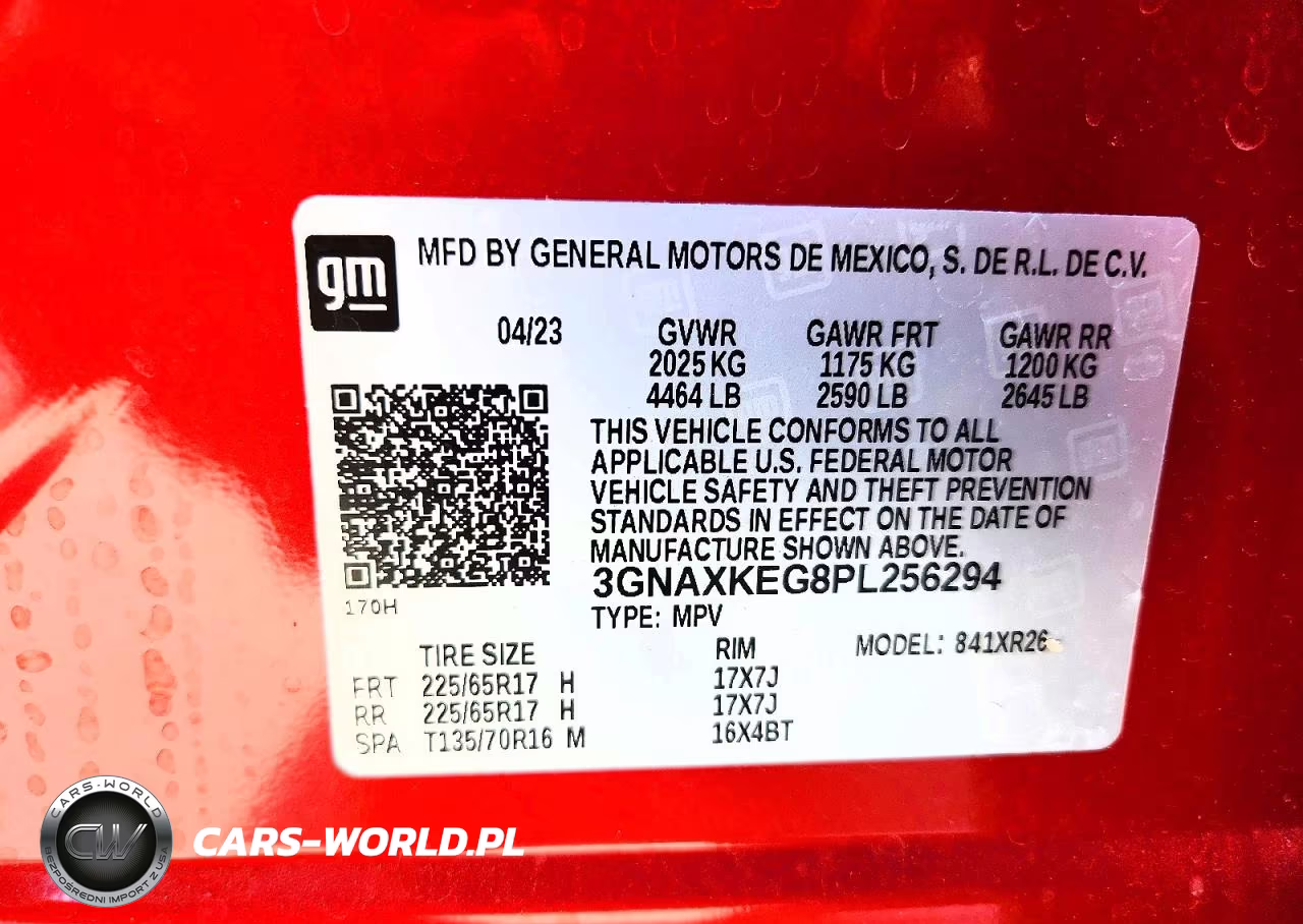 2023 Chevrolet Equinox Lt VIN:3GNAXKEG8PL256294 - 12
