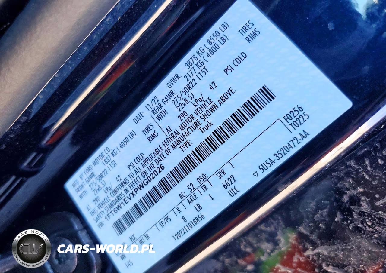 2023 Ford F150 Lightning Pro VIN:1FT6W1EVXPWG02026 - 12