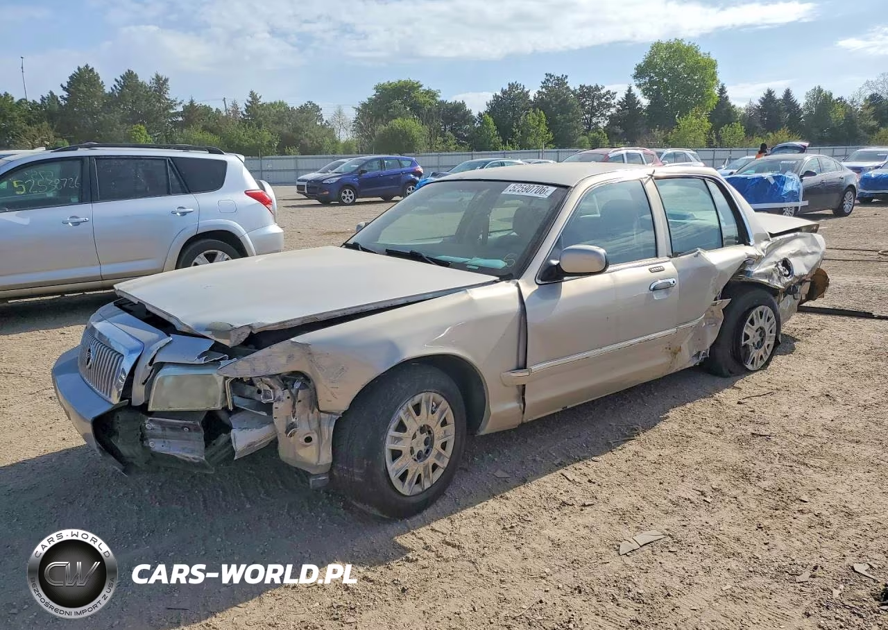 2008 Mercury Grand Marquis Gs VIN:2MEFM74V38X614520 - 1
