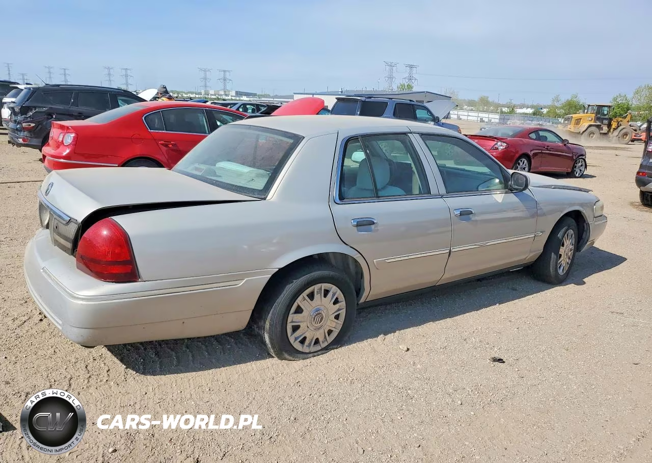 2008 Mercury Grand Marquis Gs VIN:2MEFM74V38X614520 - 3