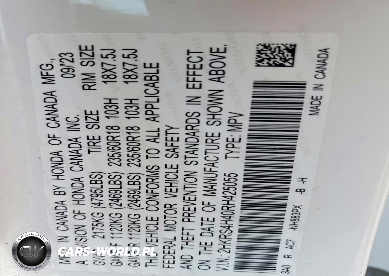 2024 Honda Cr-V Ex VIN:2HKRS4H40RH425055 - 12