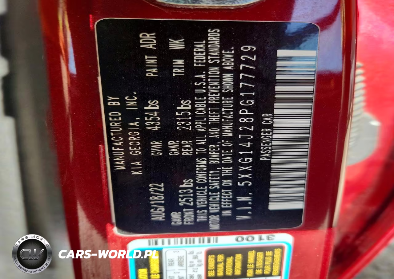 2023 Kia K5 Lxs VIN:5XXG14J28PG177729 - 12