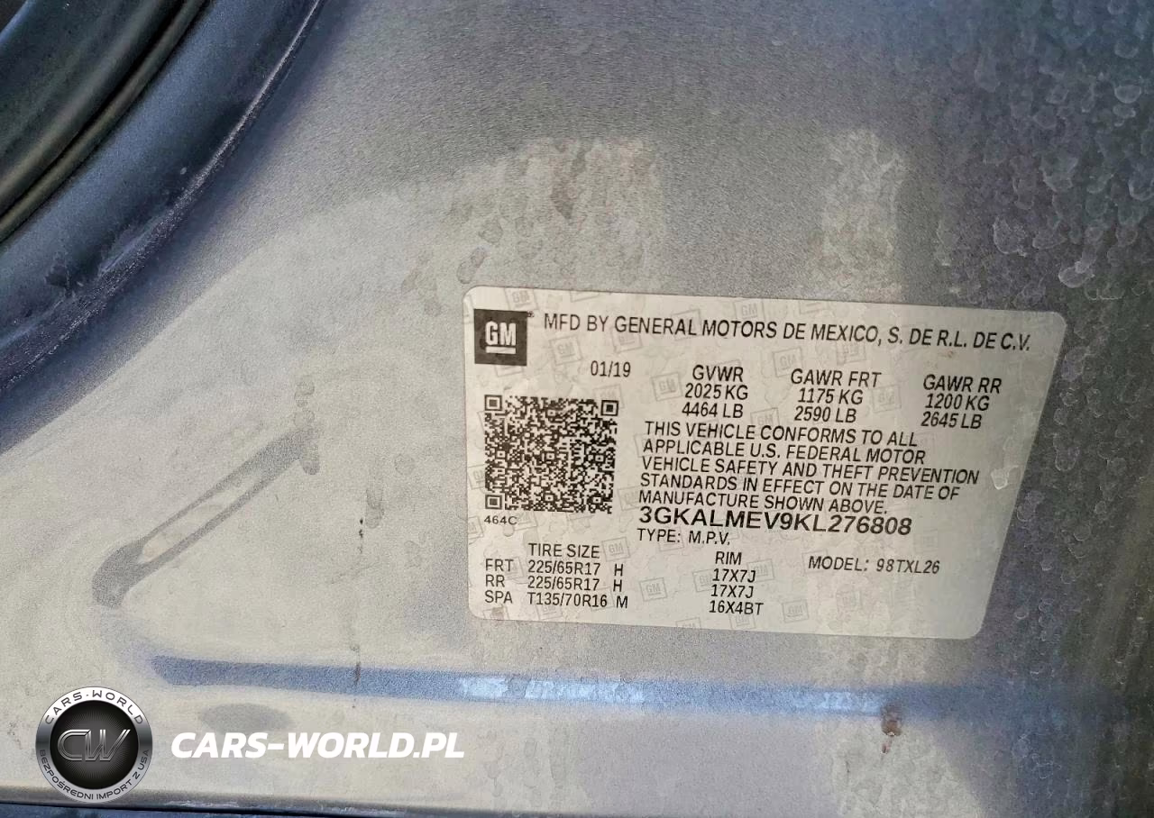 2019 GMC Terrain VIN:3GKALMEV9KL276808 - 12