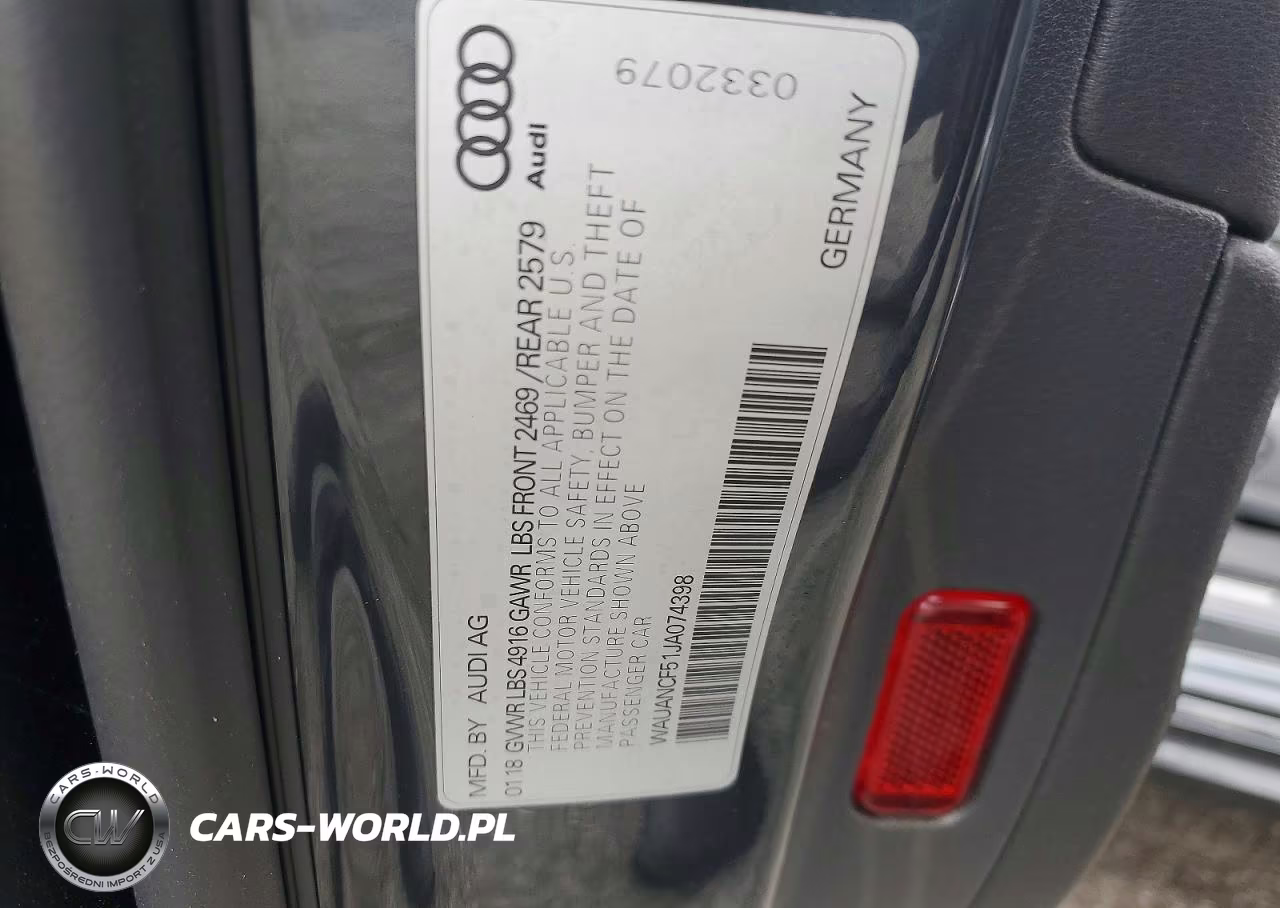 2018 Audi A5 Premium VIN:WAUANCF51JA074398 - 13