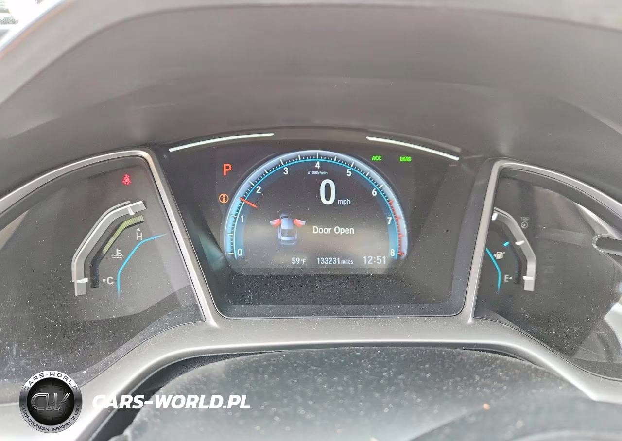 2019 Honda Civic Exl VIN:2HGFC1F75KH651717 - 9