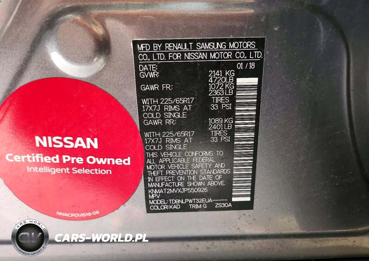 2018 Nissan Rogue S VIN:KNMAT2MVXJP550926 - 13