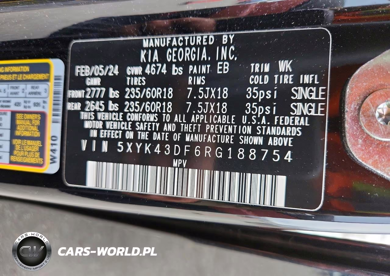 2024 Kia Sportage Sx VIN:5XYK43DF6RG188754 - 13