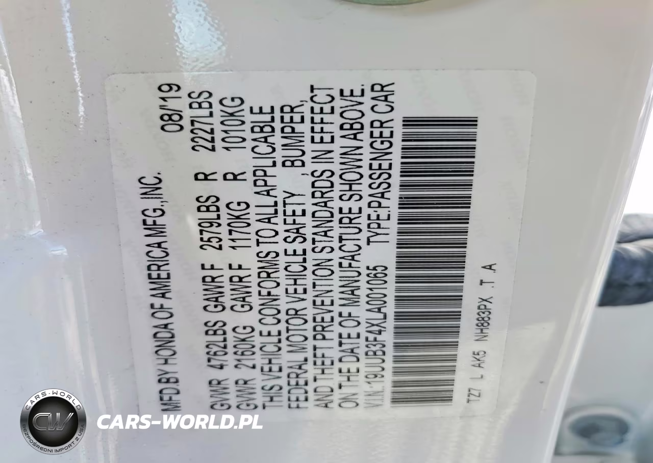 2020 Acura Tlx Technology VIN:19UUB3F4XLA001065 - 12